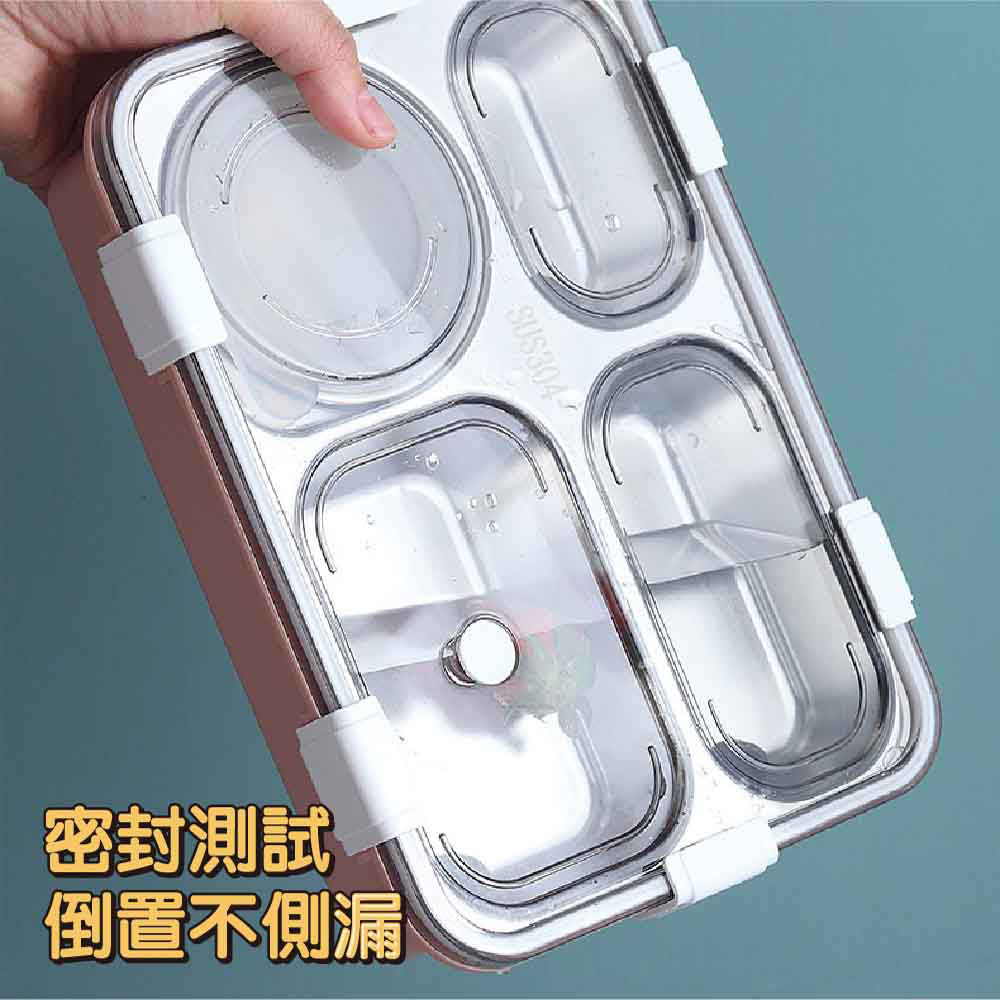 【JAR嚴選】賞味304不鏽鋼分隔隔熱餐盒