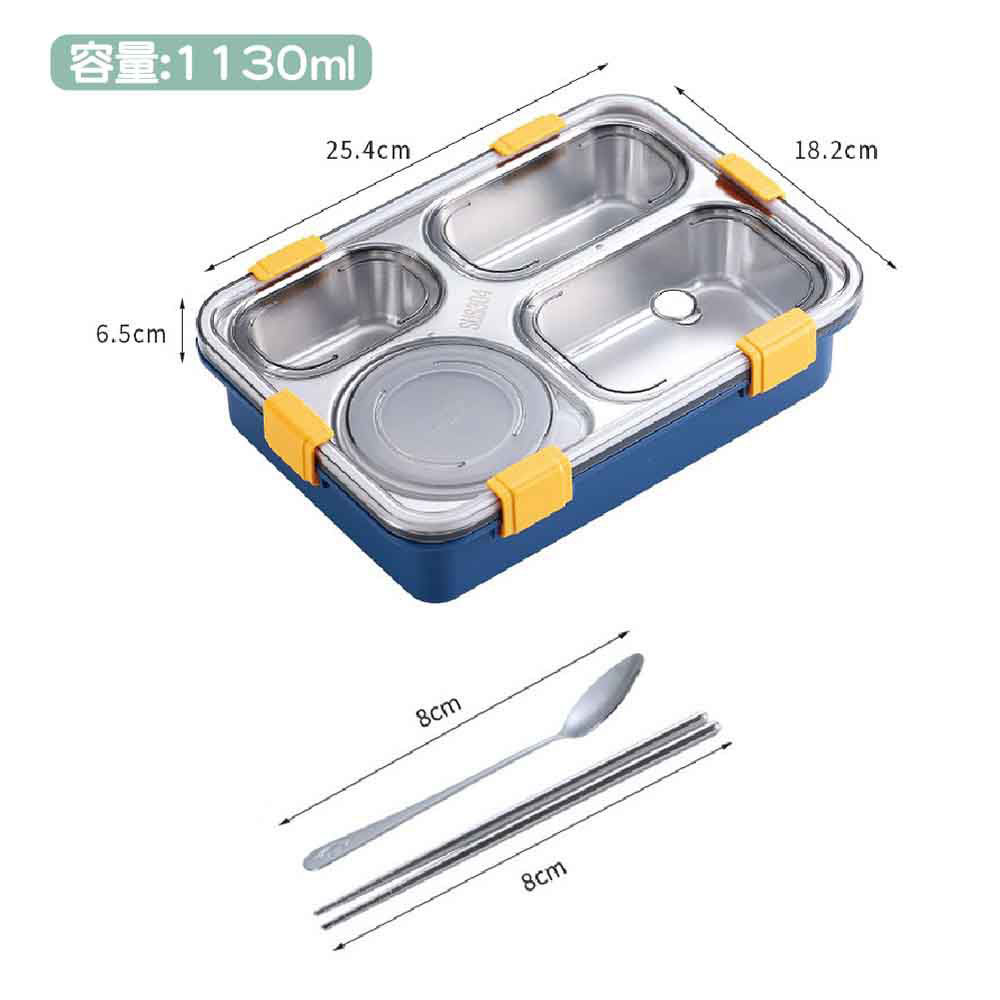 【JAR嚴選】賞味304不鏽鋼分隔隔熱餐盒