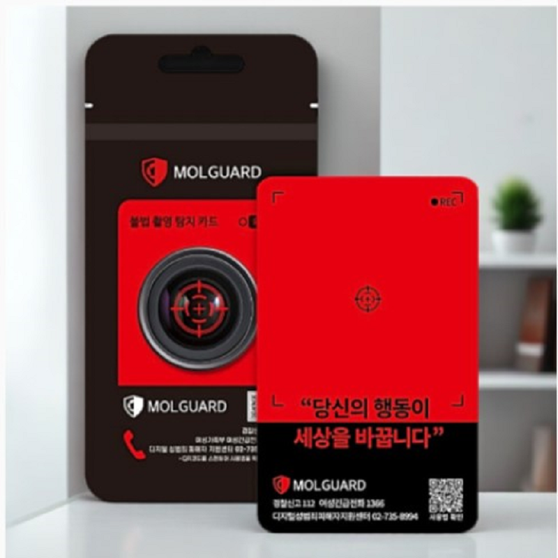 Molguard 【防偷拍偵測卡】雪炫推薦  隱藏攝像頭 Molguard 韓國製造防偷拍 每個女生都要有！