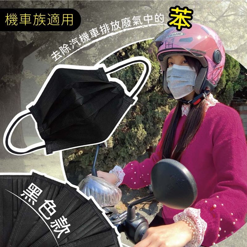 四層過濾活性碳口罩