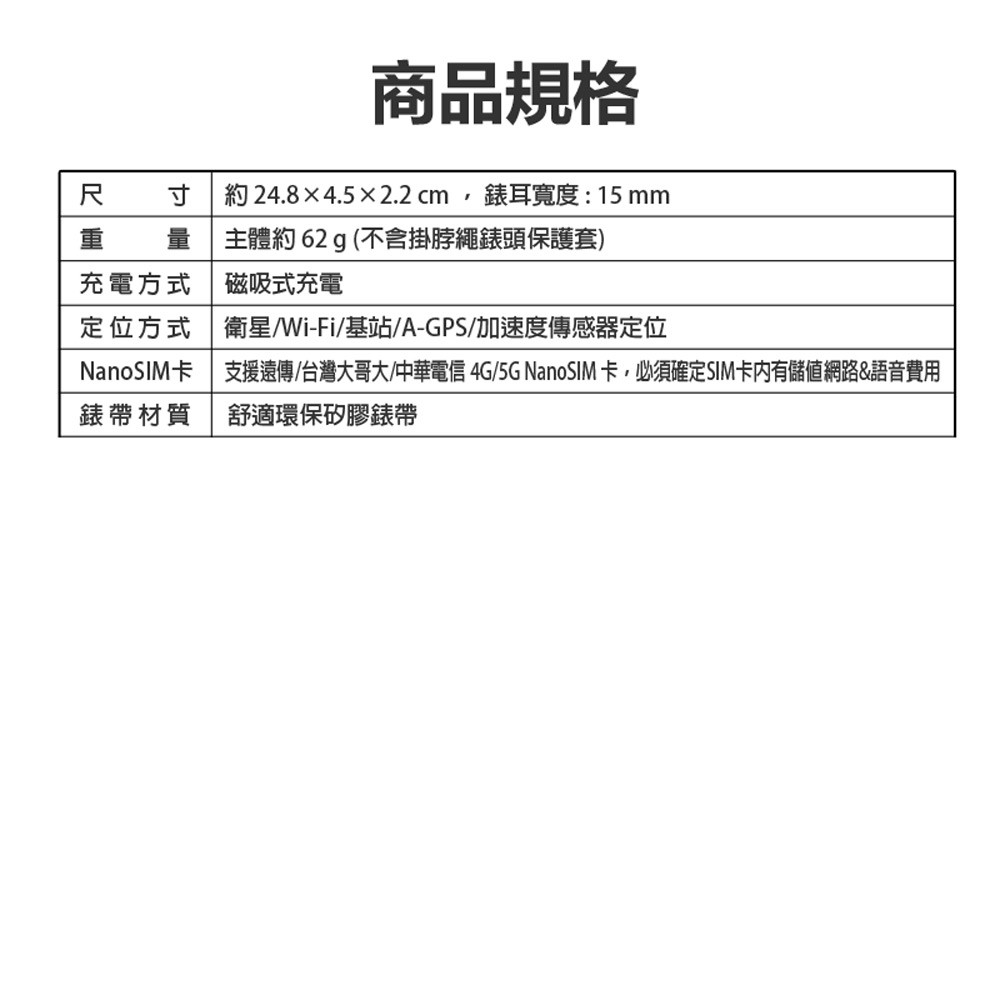 CW-H13 可插5G-SIM卡視訊通話定位翻蓋360度旋轉可拆式前後雙鏡頭拍攝兒童手錶 附掛脖繩錶頭保護套