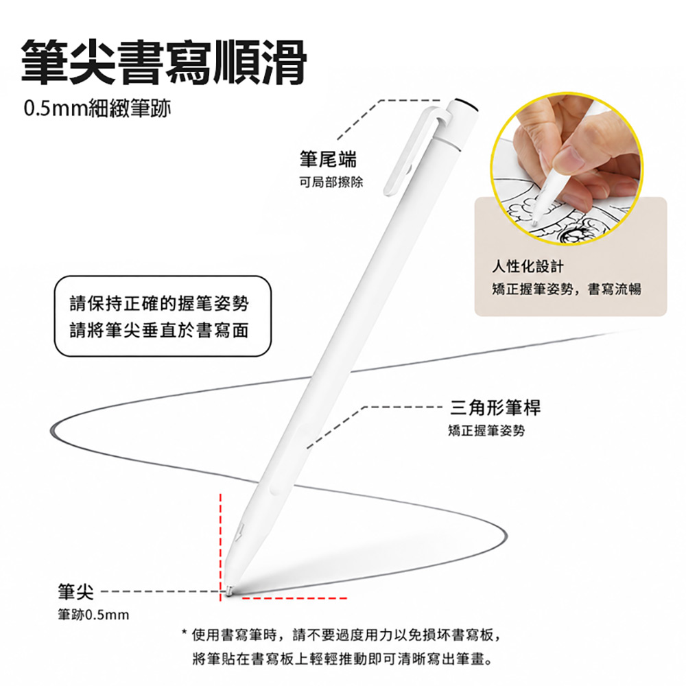 沐畫Plus 15吋磁性白板寫字繪圖板(零耗材 環保電子紙 鉛筆觸感 書寫順暢 上課筆記 工作紀錄)