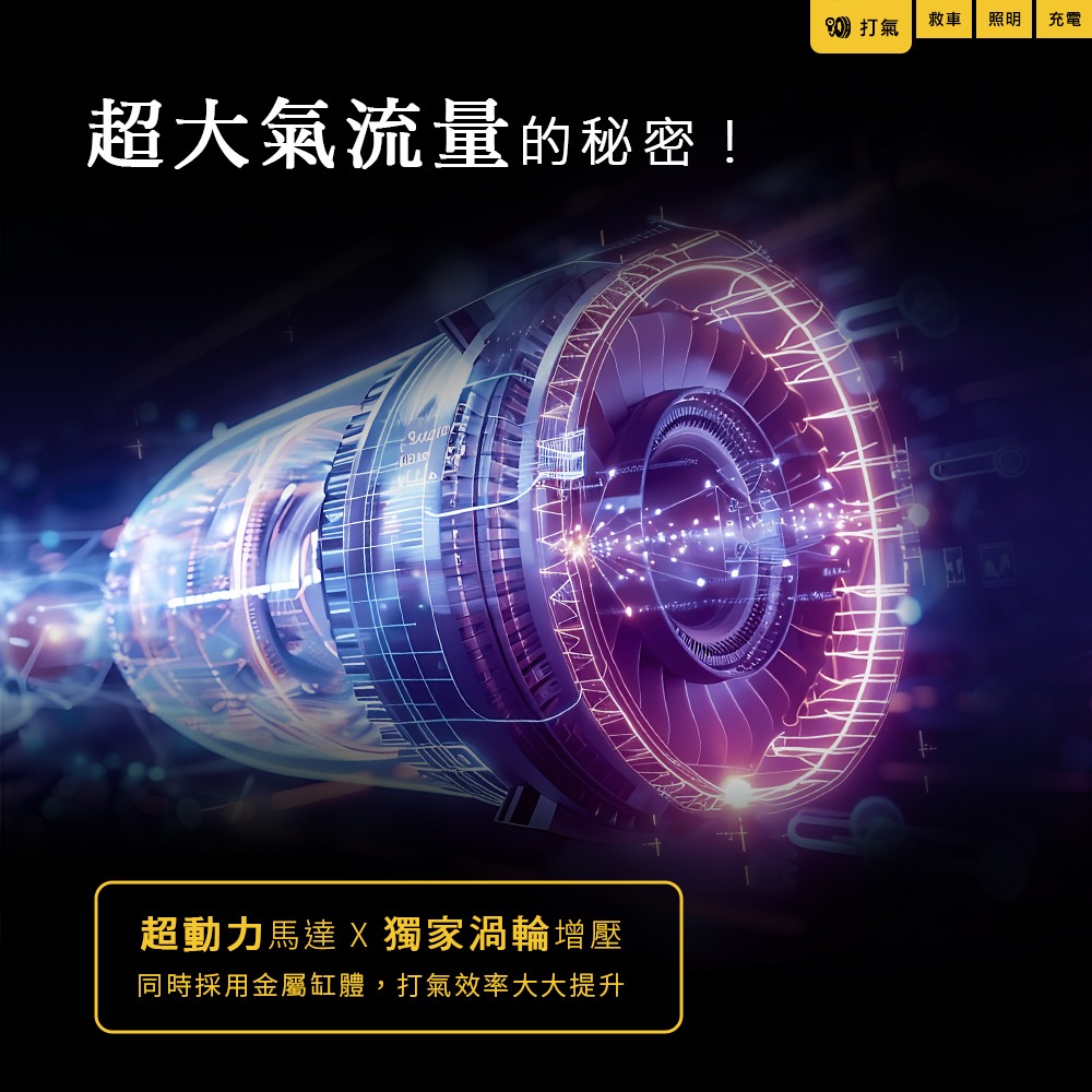 PHILO_飛樂 行車救援王STP09二代 救車x打氣多功能機 透視升級版
