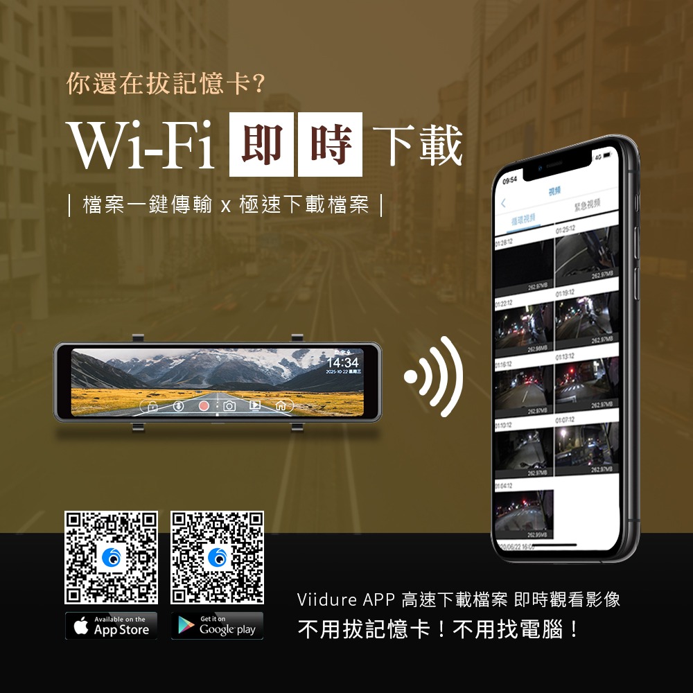CarPlay/Android Auto 4K高畫質 雙鏡頭行車紀錄器 電子後視鏡 CAP66【贈64G記憶卡】