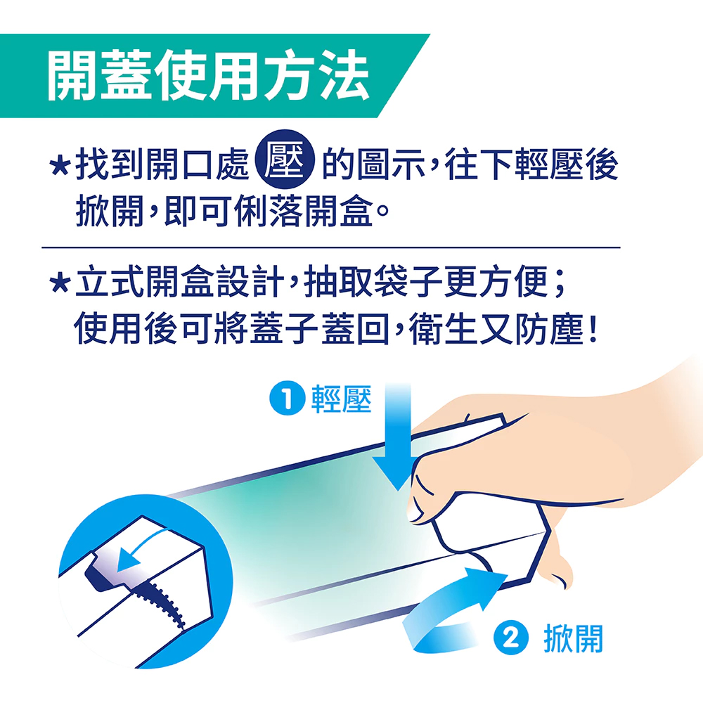 【妙潔】PE密實袋(S/M/L)/盒-雙軌夾鏈加倍密封