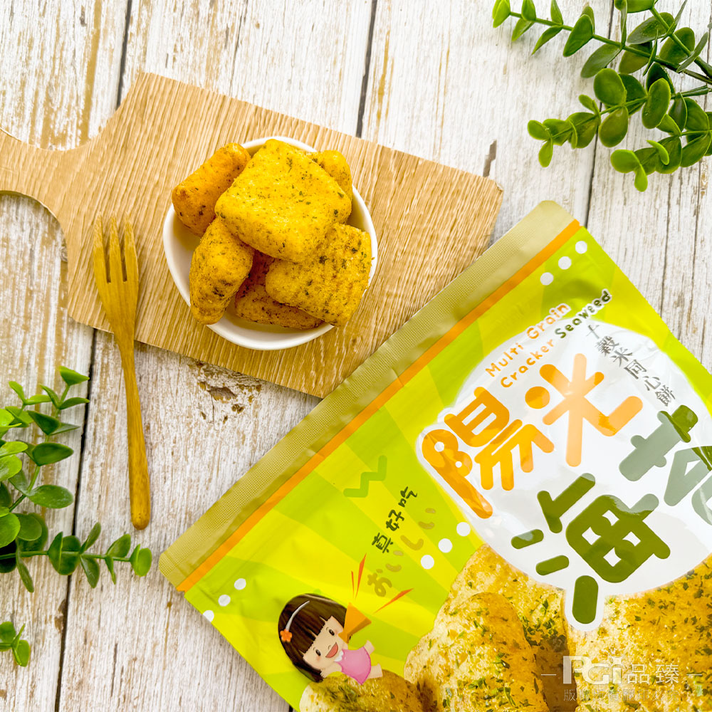 【一口田】 十榖米同心餅-陽光海苔/髒髒酥(100g)