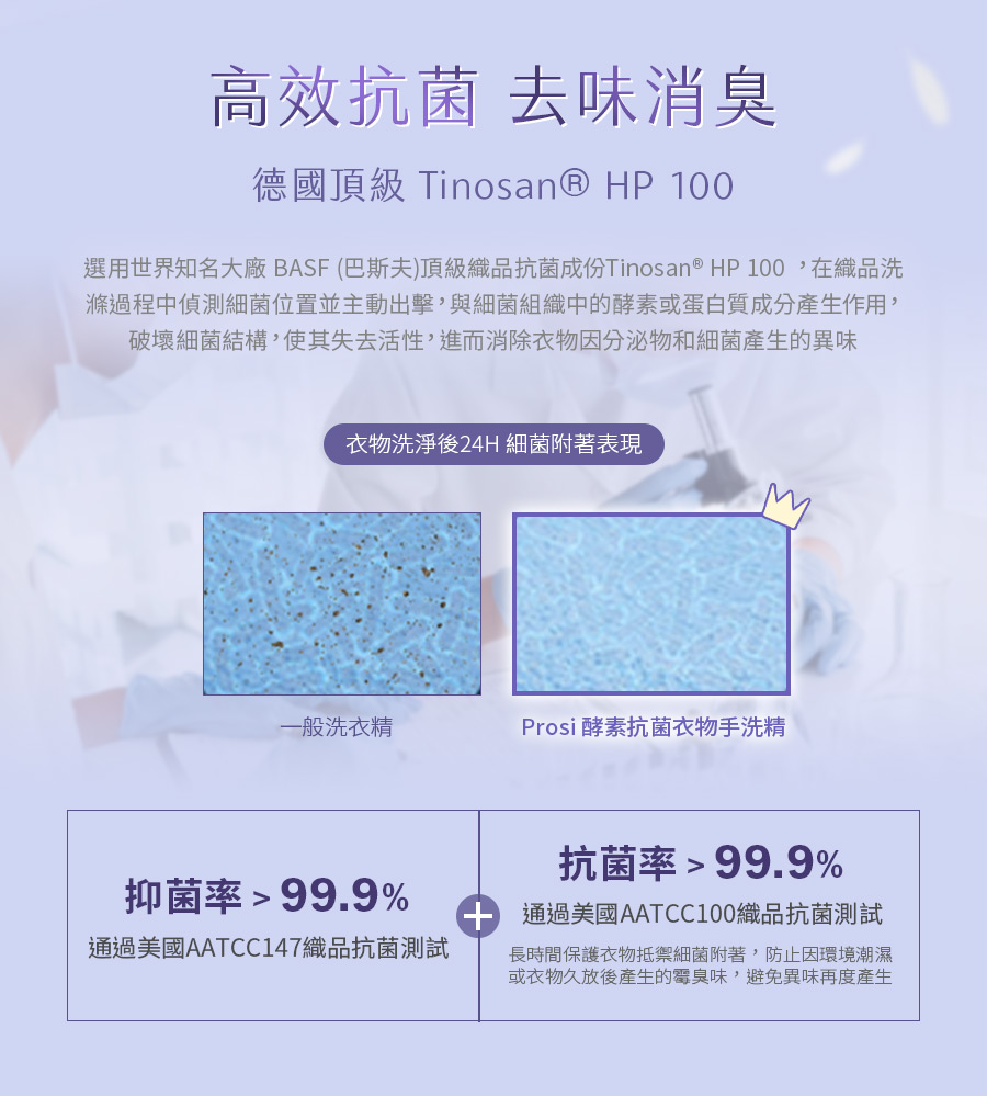【Prosi普洛斯】酵素抗菌衣物手洗精(護手配方)
