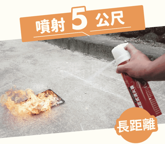       【一丁目電販】消火鋼瓶強效滅火器-四用型(2入)