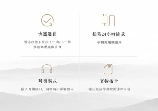 可插卡內建佛歌念佛機