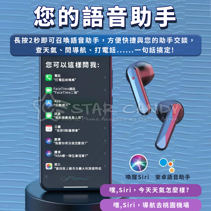 H17智能數字顯示藍芽耳機 台灣商檢認證 (保固六個月)