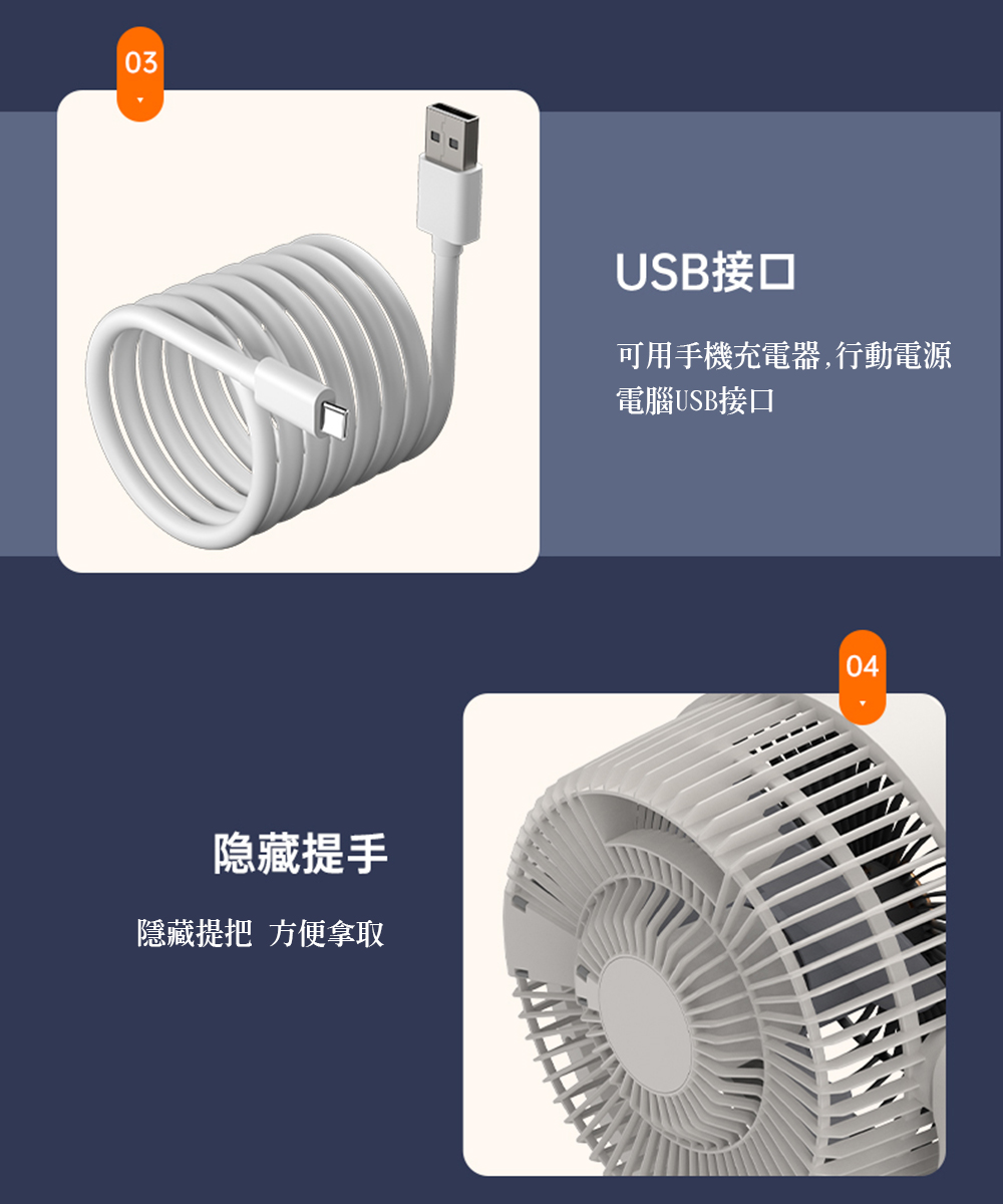 【崎和】日式大風量DC全直流夜燈循環扇