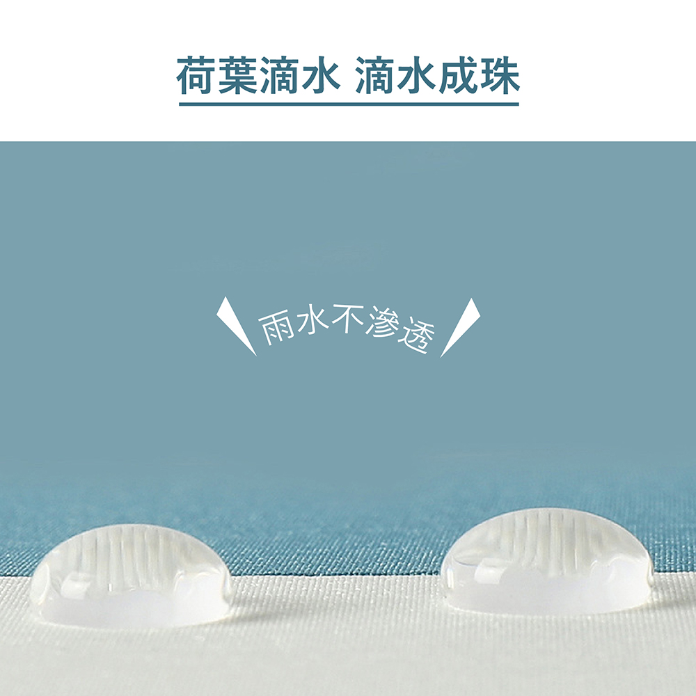 雙色三折摺疊雨傘