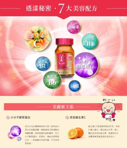 日本Chocola BB 膠原錠