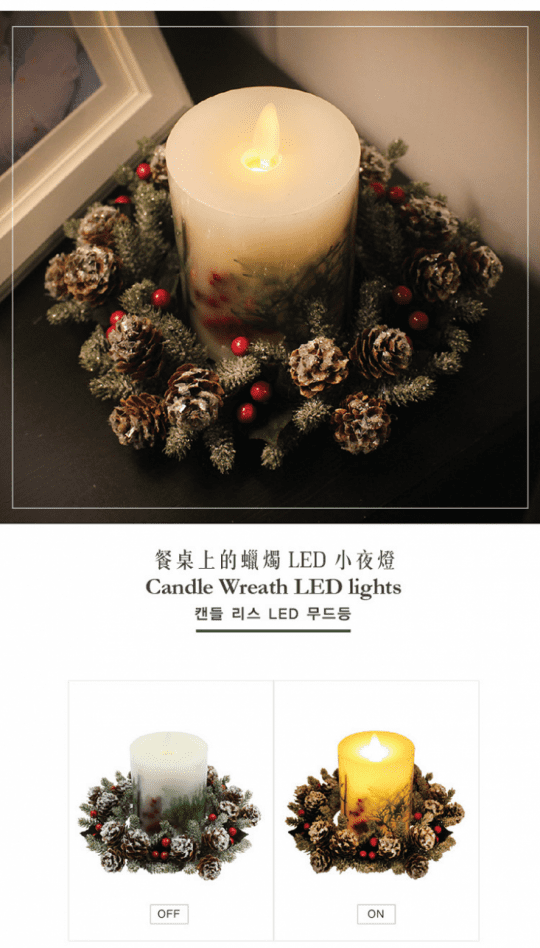 【Via K Studio】聖誕裝飾LED小夜燈系列
