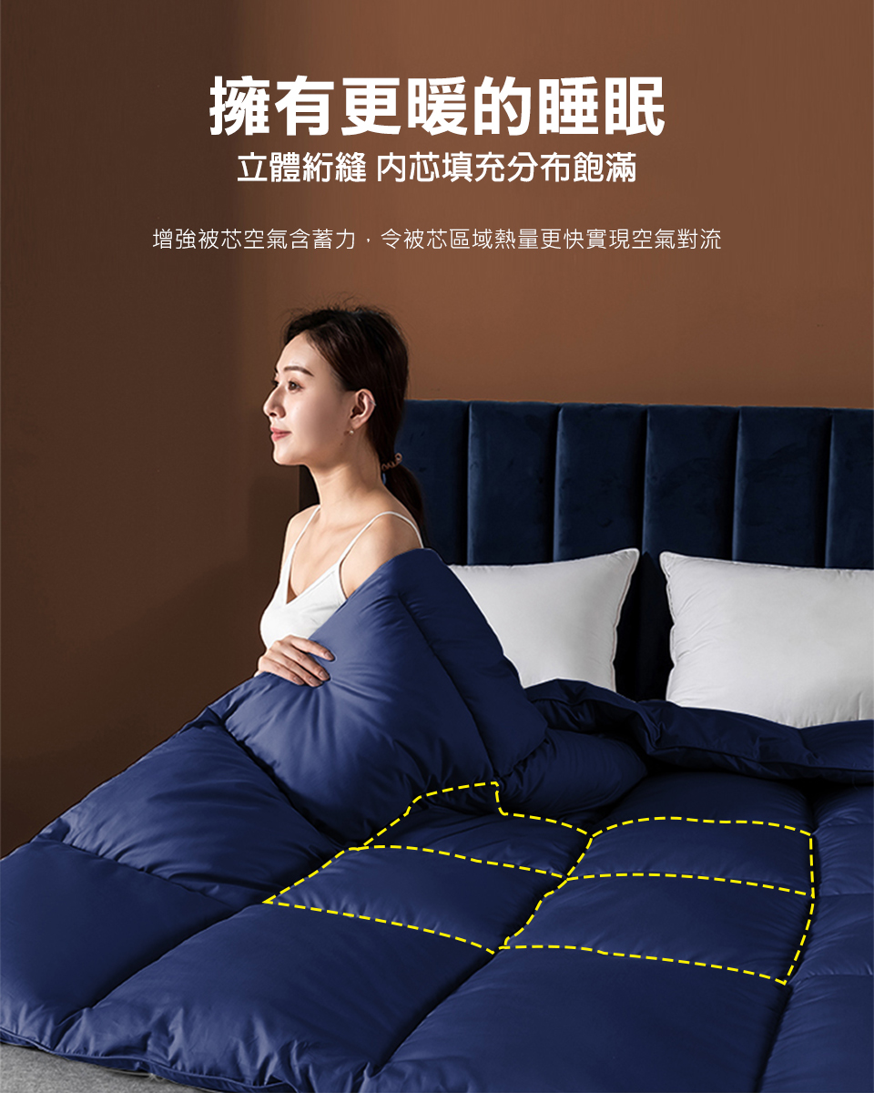 【J-bedtime】石墨烯遠紅外線能量保暖發熱被/獨立筒枕