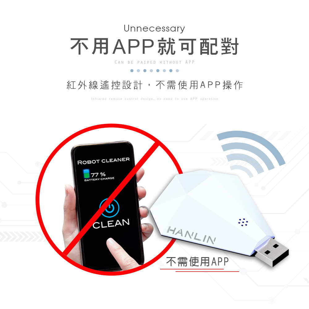 【HANLIN-RFUSB】鑽石智能語音家電遙控器 可語音控制多種家電