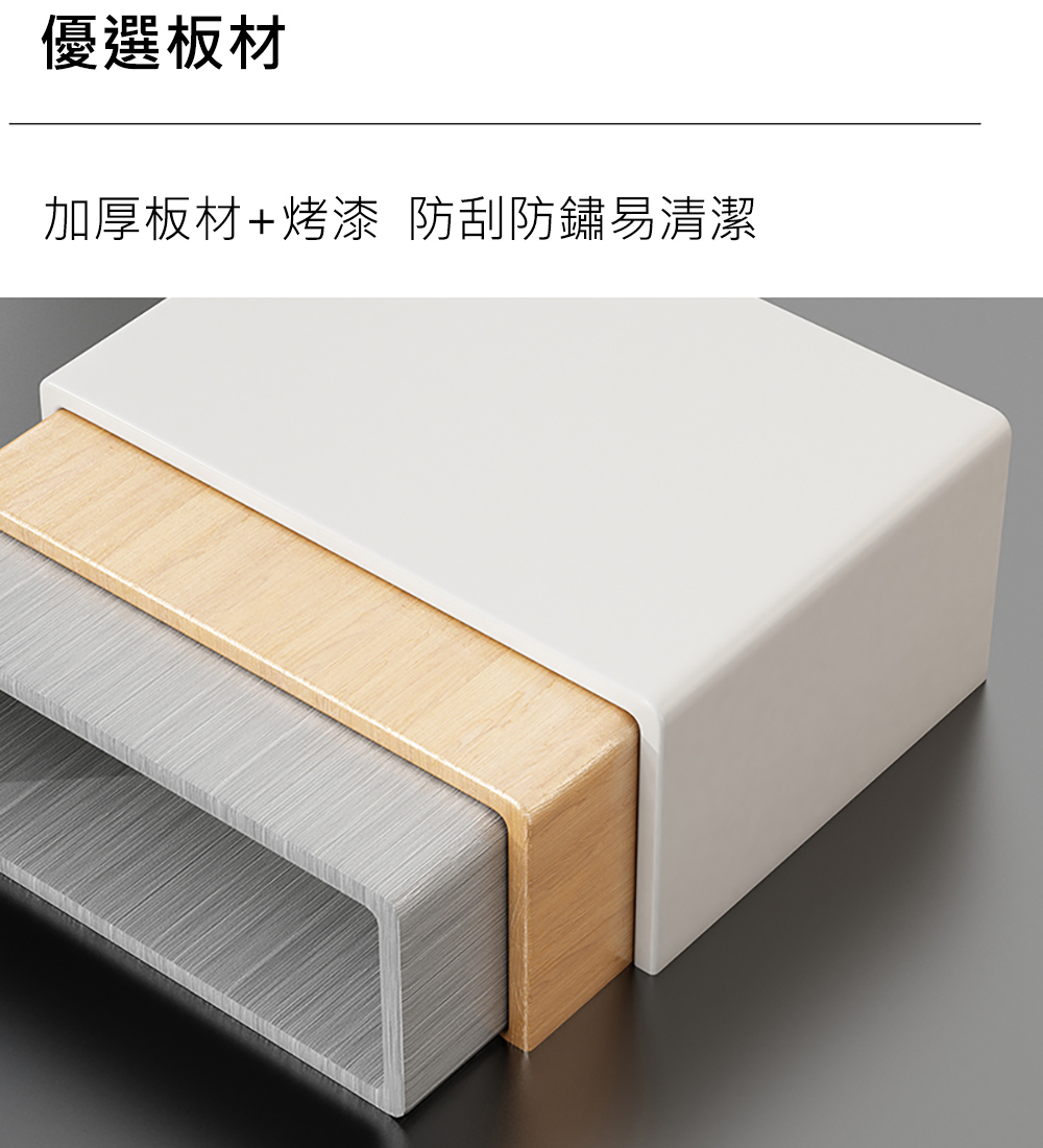 可調節廚房電器收納架五層推車款