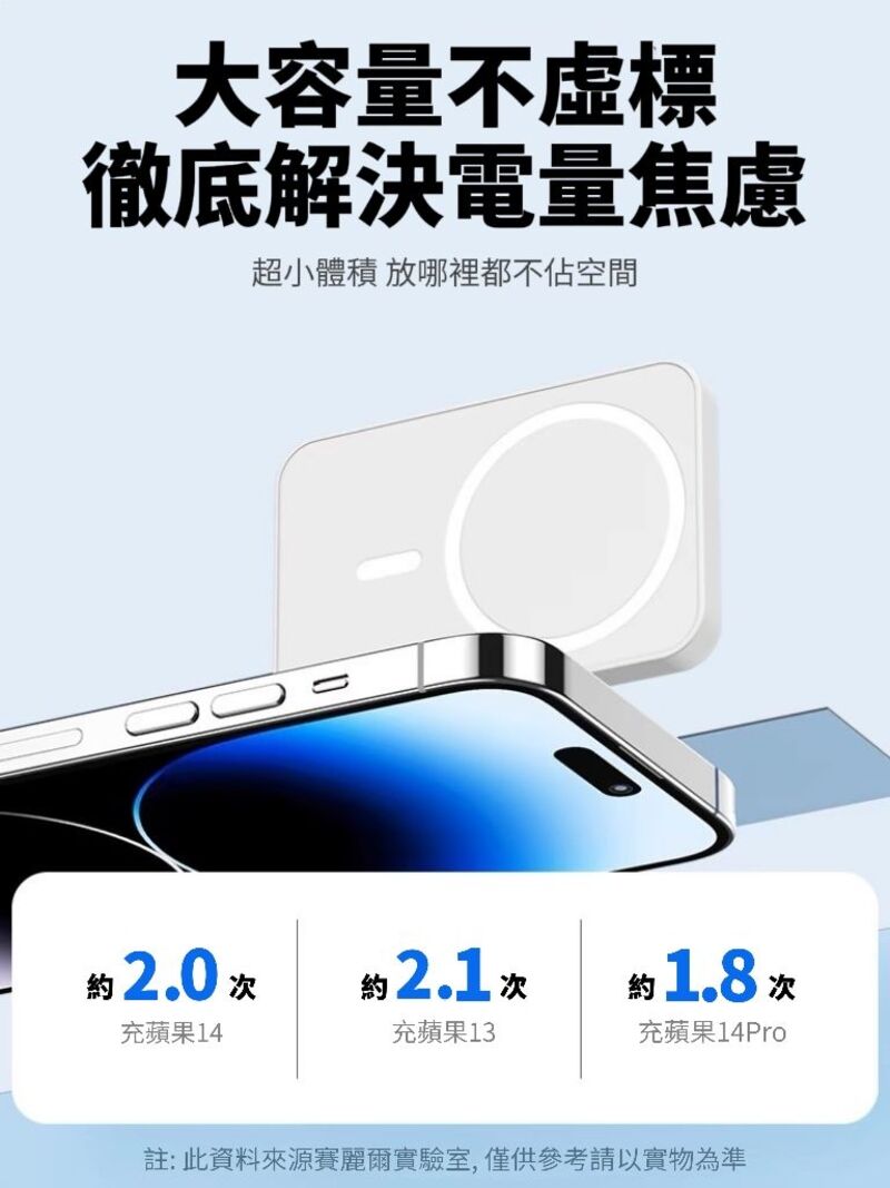 蘋果專用磁吸無線行動電源 iPhone15 16 iPhone14 14pro