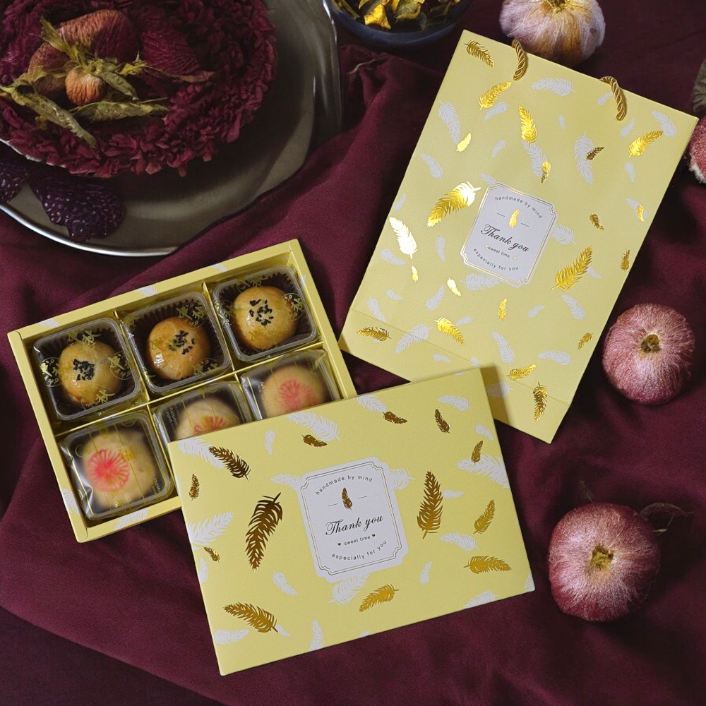 【給力食品】中秋綜合月餅禮盒6入/8入/9入 棗泥蛋黃酥 心月娘