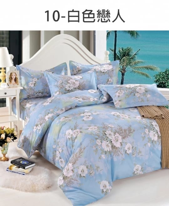 【YOU CAN BUY】舒膚柔棉印花床包組
