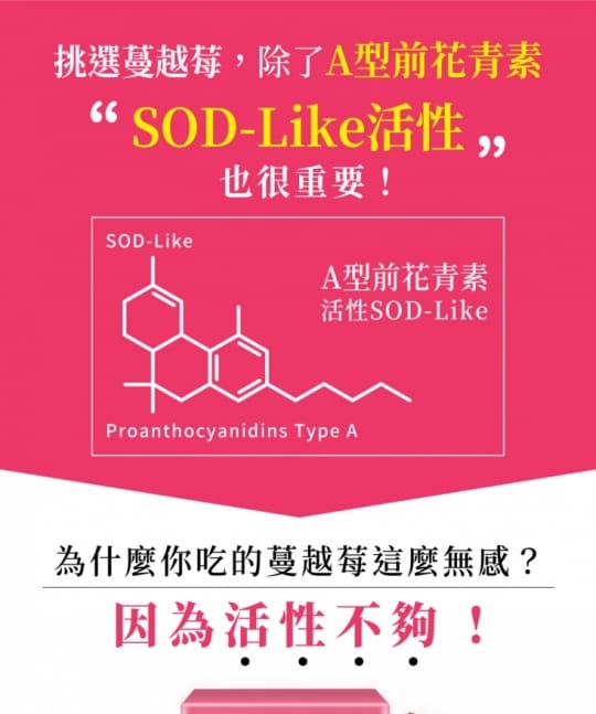 【UDR】專利SOD蔓越莓益生菌EX