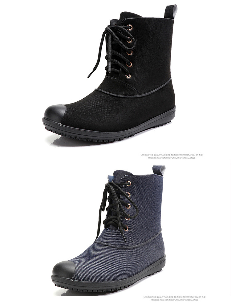 輕量防水防滑抗污短雨靴