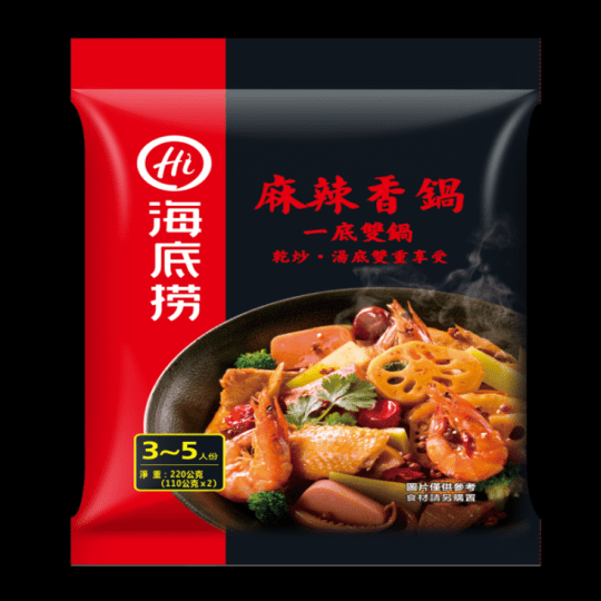 【海底撈】招牌鴛鴦鍋底6包組(清油麻辣x3+清湯x3)