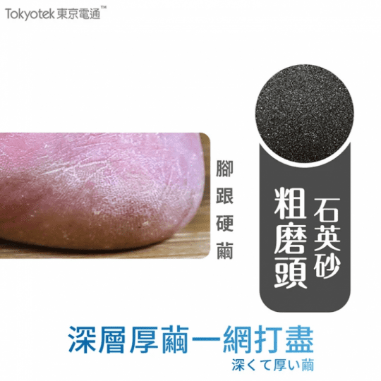 【東京電通】360度美足腳皮機