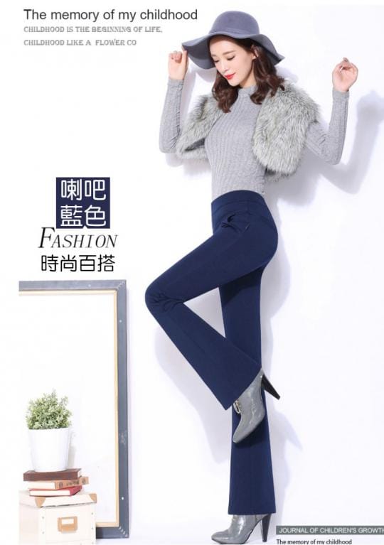 秋冬防寒超暖加絨時尚長褲 加絨褲 L-3XL 修身顯瘦 保暖褲 兩款任選