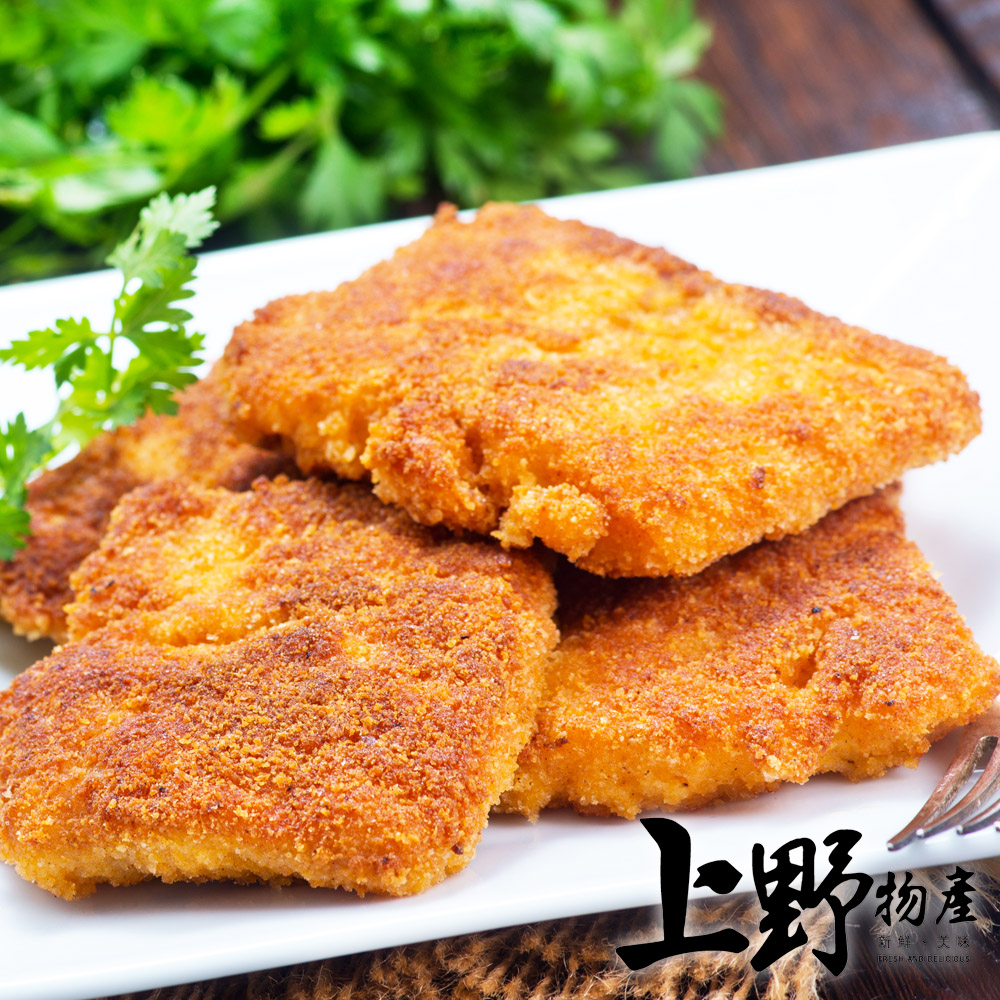 【上野物產】東港必吃酥脆蝦餅 (300g±10%/10片)