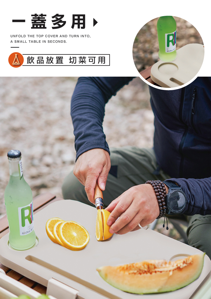 三浦手提桌板折疊水桶