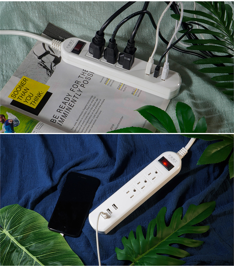 【太星電工】速充寶3.5A 3USB一開三插電腦線/3P(6尺) OCP3130