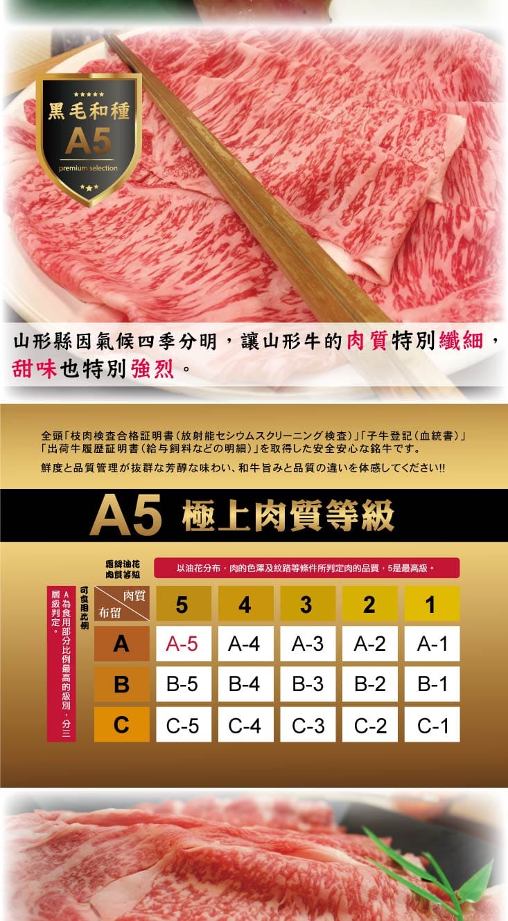 頂級a5和牛肉片 100g 包 日本東北山形牛 原肉切塊 燒烤肉片 火鍋肉片 生活市集