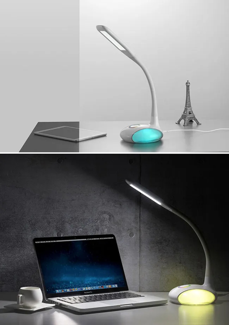 【Anbao 安寶】情境LED觸控檯燈 (AB-7301) 贈電源供應器