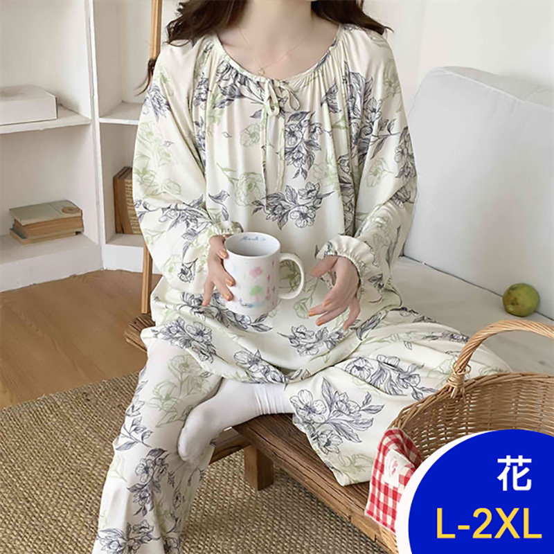 韓國專櫃長袖棉稠套裝 加厚家居服 輕奢小香風 (多款任選)