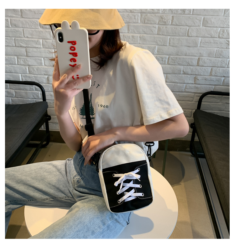 日系原宿風帆布小包包