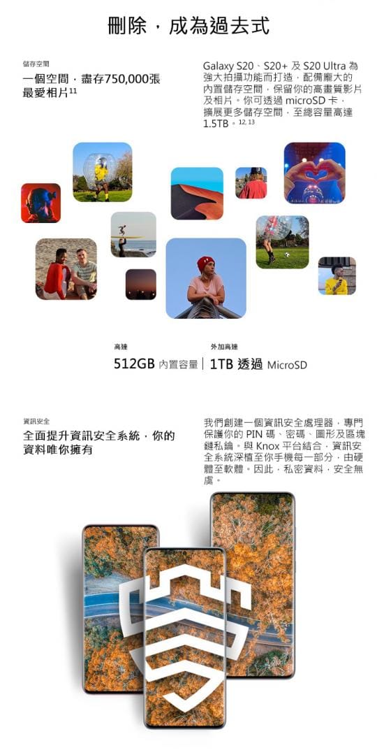 Samsung Galaxy S20 Ultra 5G 6.9吋防水雙卡機