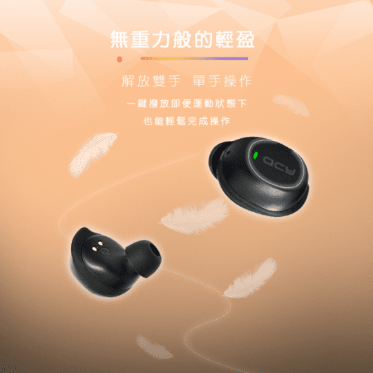小米QCYQCY T9S 真無線藍芽V5.0耳機|防水運動耳機|專屬APP|超強