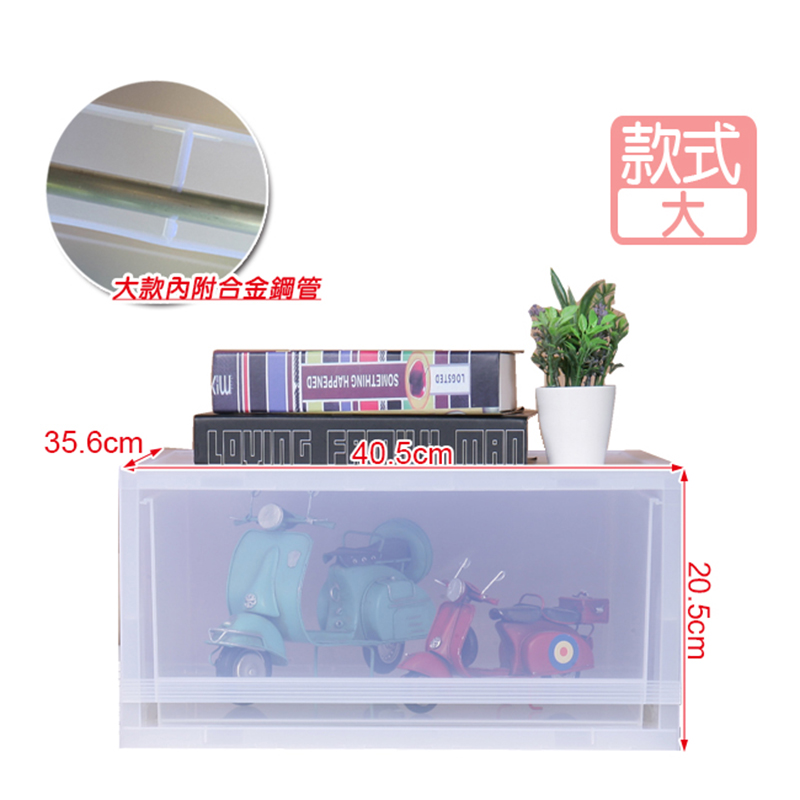 【開學季】台灣製無印專利系統式可堆疊收納箱(3尺吋抽屜款)