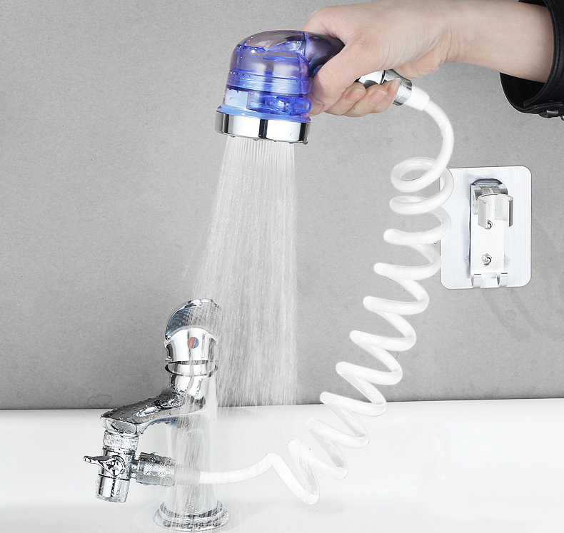 三檔調節洗手台切換省水蓮蓬頭器