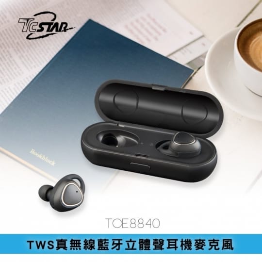 【T.C.STAR】TWS真無線藍牙立體聲耳機麥克風(TCE8850WE)