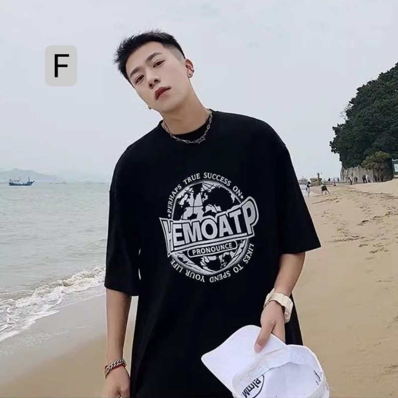 美式復古純棉男短袖T恤雅痞上衣