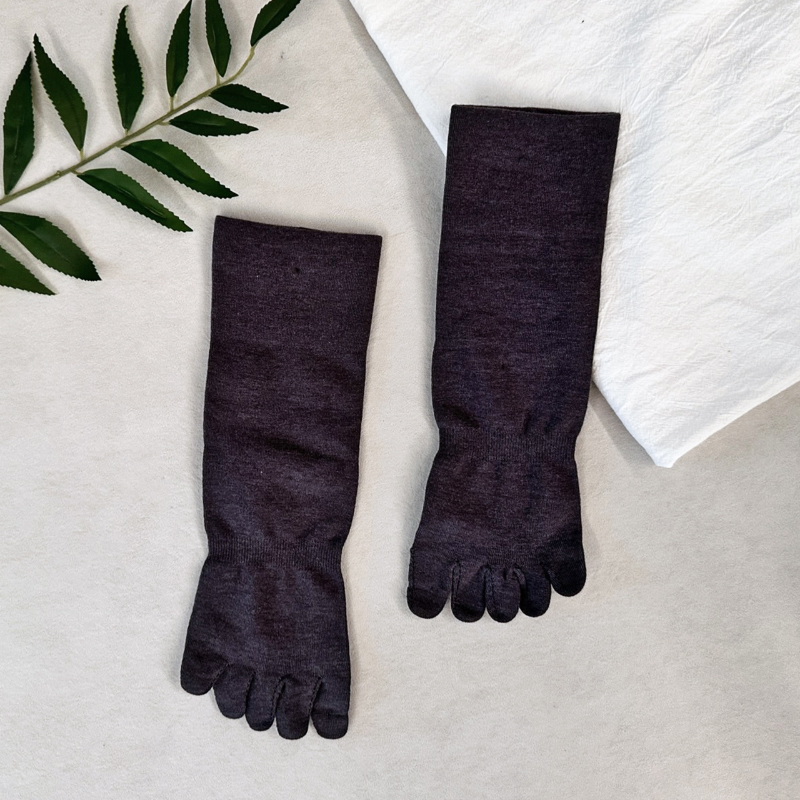 【凱美棉業】日本銀離子寬口五趾襪 除臭抗菌機能襪 無痕一體成型編織法