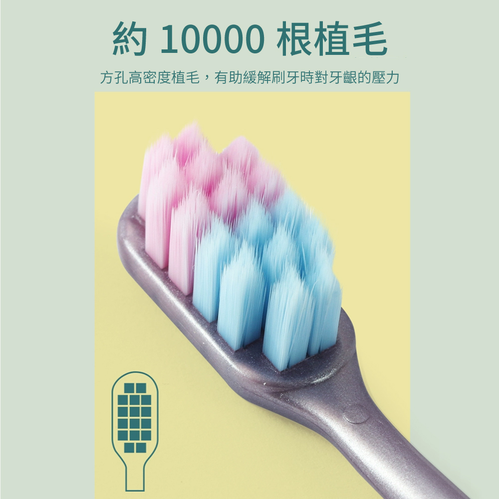 超柔細呵護牙齦萬毛牙刷套裝