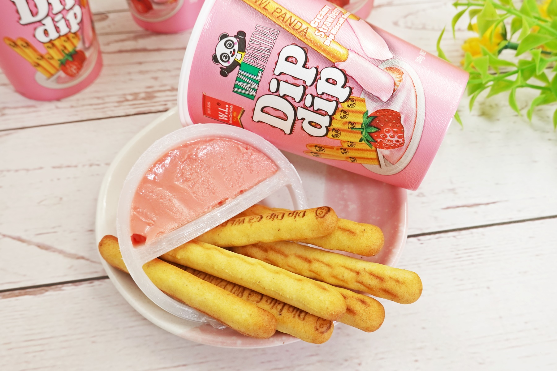【Dipdip】沾醬餅乾棒任選(10杯/盒) 巧克力／草莓／香草