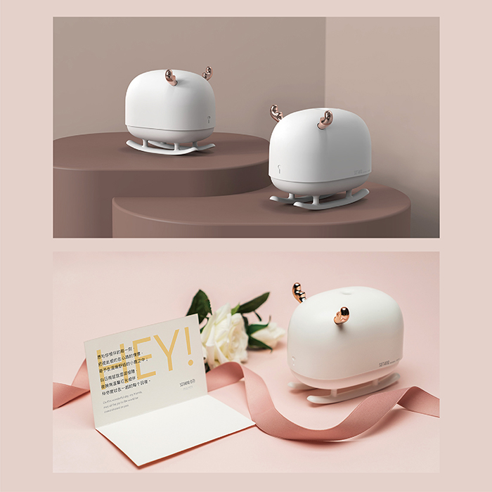      【小米有品】向物氛圍加濕器 雪橇鹿(加濕器/小夜燈/氛圍水器機/辦