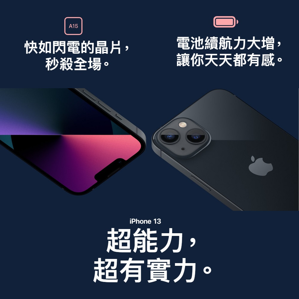       【Apple 蘋果】iPhone 13 mini 128G(5.4