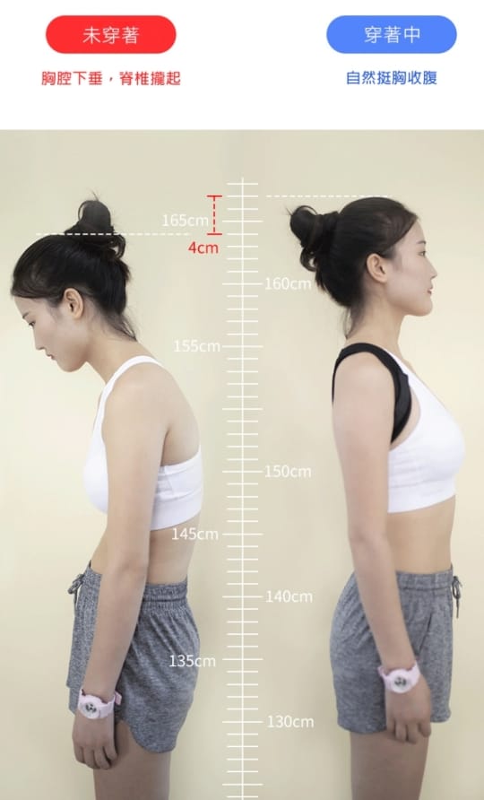 新升級不勒肩挺背防駝背矯正帶