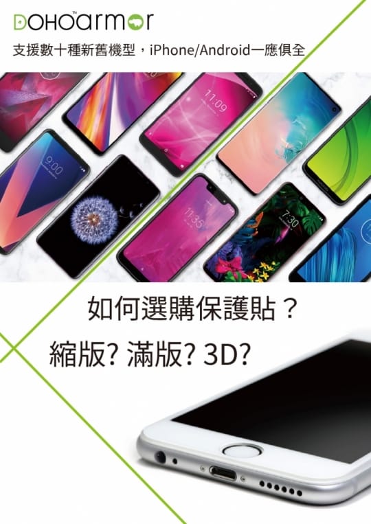 DOHO日規滿版鋼化玻璃貼