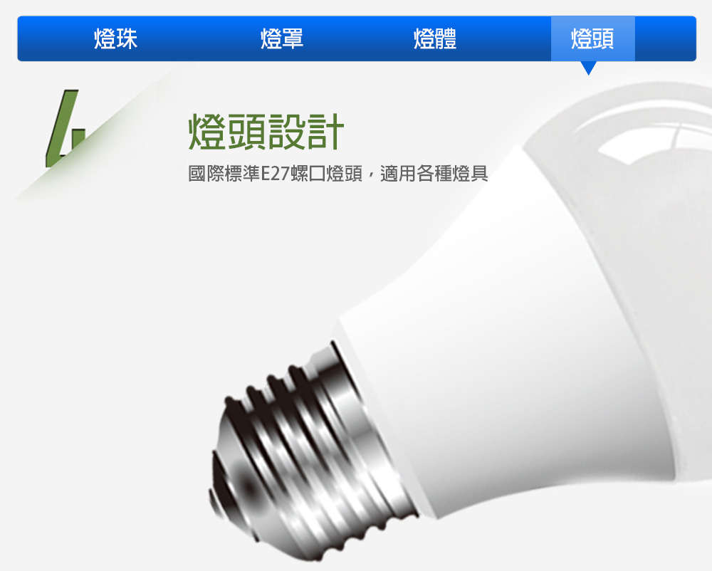北美品牌環保安全16W高亮度LED燈泡(白光/黃光)